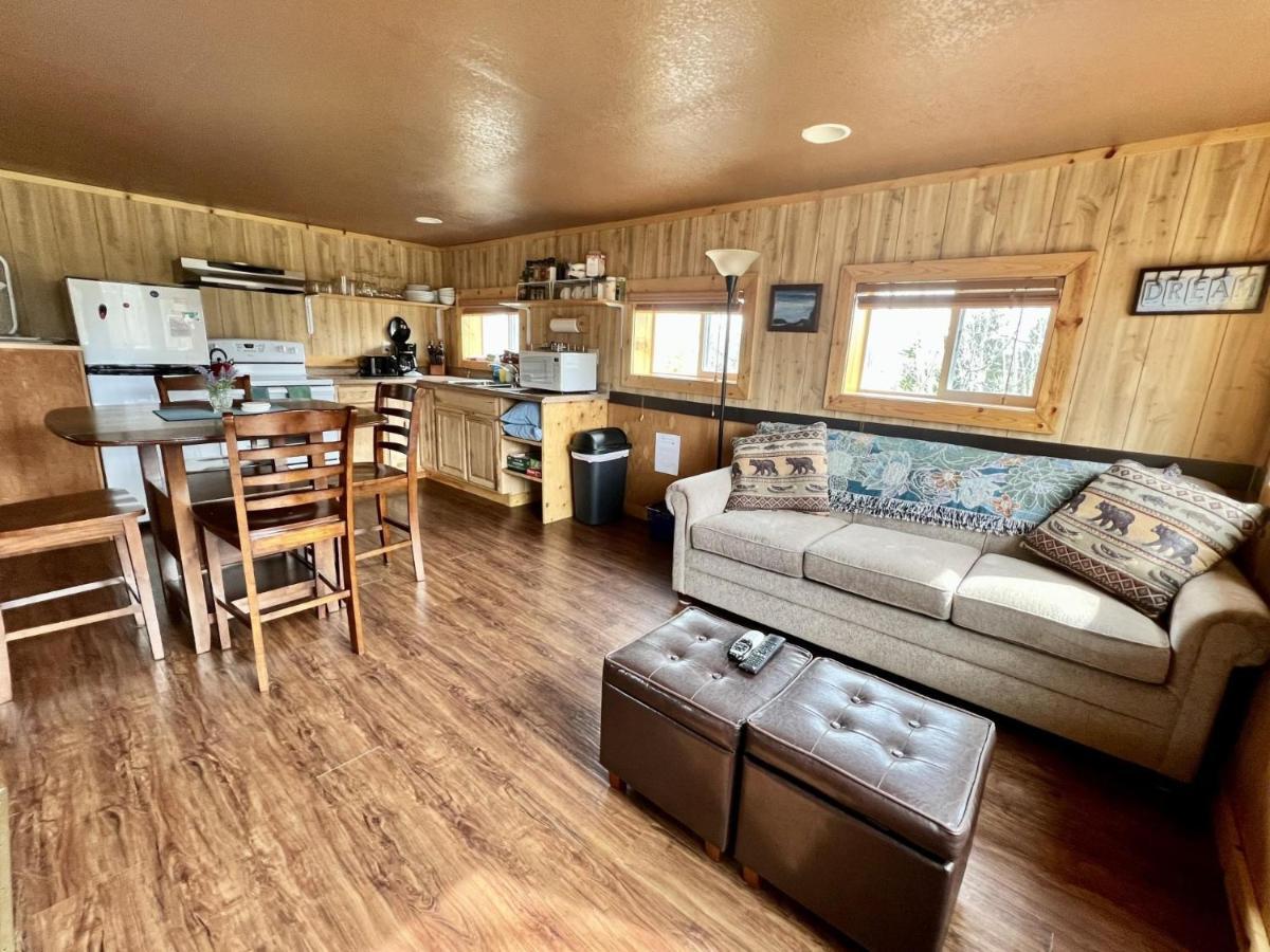 Denali Park View Family Log Cabin Exterior foto